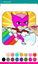 PJ Heroes Masks Coloring Book for Kids截图1