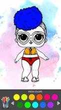 lol surprise dolls coloring book, fashion games截图2