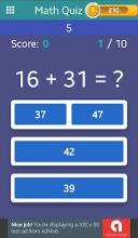 Math Quiz Game 3截图5