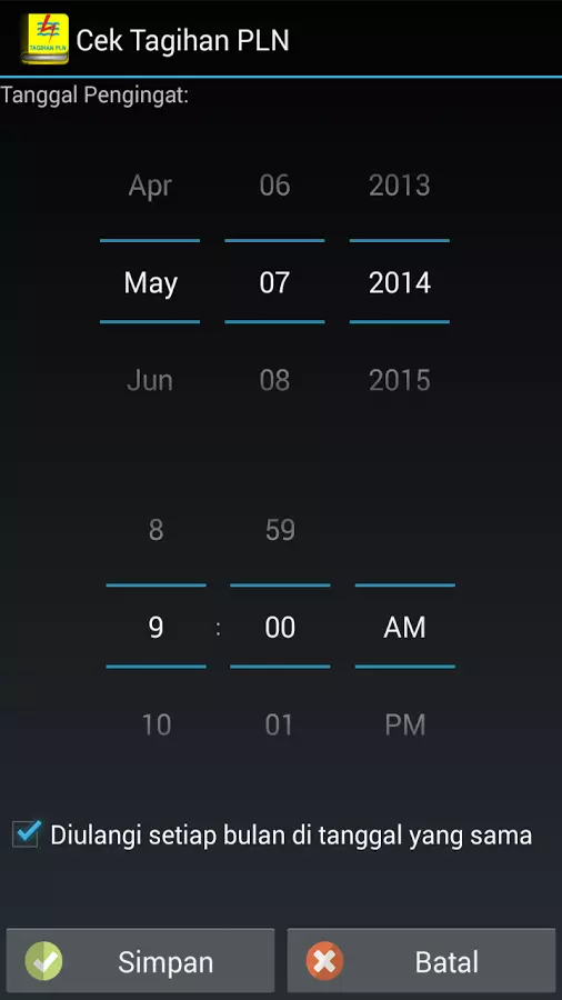 Cek Tagihan PLN截图5
