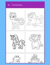 Unicorn coloring book for kids截图1