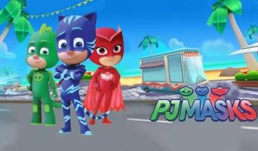 Super Pj Masks Hero Run截图2