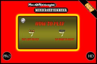 Flappy Hello Minecraft Neighbor Fighter截图5