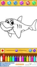 Mewarnai Buku Baby Shark截图3