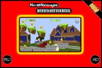 Flappy Hello Minecraft Neighbor Fighter截图2