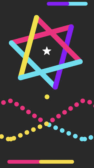 Colour Rings One Line In Blast截图3