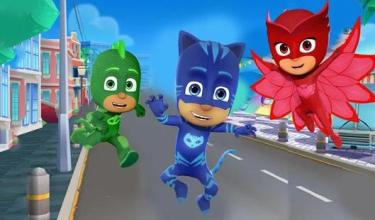 Super Pj Masks Hero Run截图1