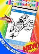 how to draw & coloring FNAF new collection截图1