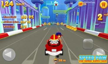 Speed Paw Car Patrol Battle Race截图1