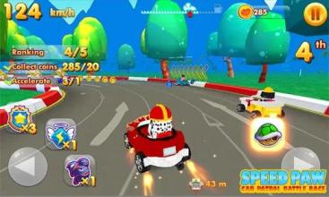 Speed Paw Car Patrol Battle Race截图4