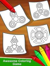 Fidget Spinner Coloring Book For Kids截图2