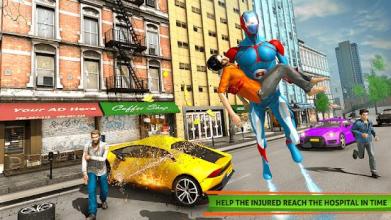 Flying Robot Amazing Super Hero City Rescue Heroes截图4