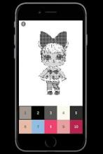 Suprise Dolls Color by number - Pixel Art截图3