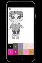 Suprise Dolls Color by number - Pixel Art截图1