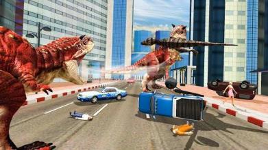 Deadly Dinosaur Simulator: Wild Dino City Attack截图2