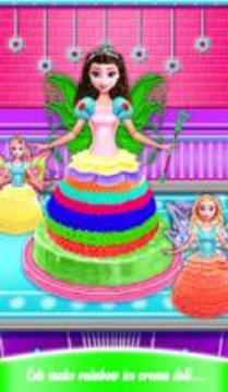 Glow in The Dark Ice Cream Fairy Cake! Magic Dolls截图