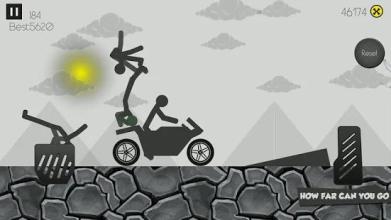 Ragdoll Stickman Bike Destruction截图2