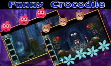 Best Escape Game 440 Funny Crocodile Rescue Game截图2