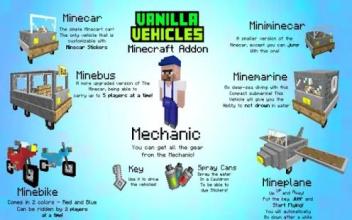 Vehicle 2020 Addon for MCPE Mod截图3