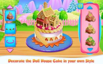 Doll House Cake Cooking截图1