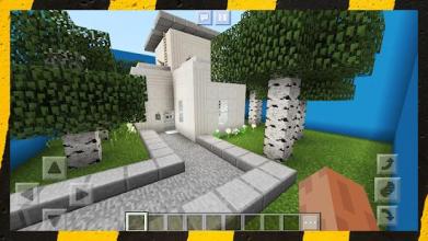 Find the Button Mini-game Houses. Map MCPE截图1