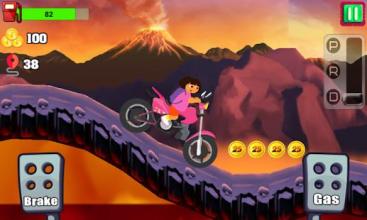 Super Dora Motor Climbing - dora games kids截图5