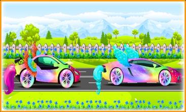 Little Pony Car Wash Station: Unicorn Car Service截图2