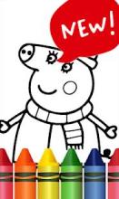Free Peppa and Friends Coloring Book截图3