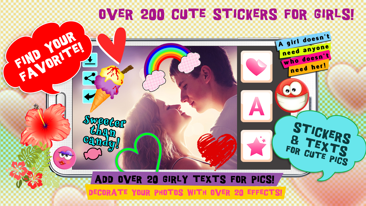 Cute PhotoBooth Stickers Pack截图3