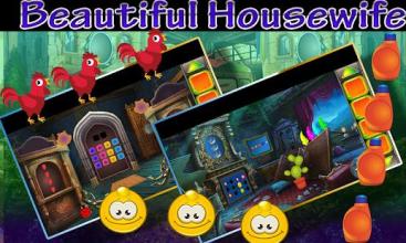 Best Escape 438 Beautiful Housewife Rescue Game截图2