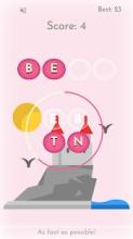 Brainy four - Four letters word puzzle game截图3