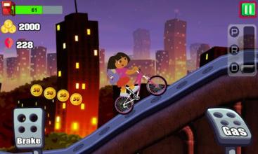 Super Dora Climb Bicycle - dora games for kids截图1