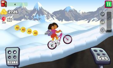 Super Dora Climb Bicycle - dora games for kids截图3