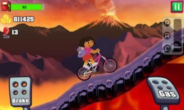 Super Dora Climb Bicycle - dora games for kids截图2