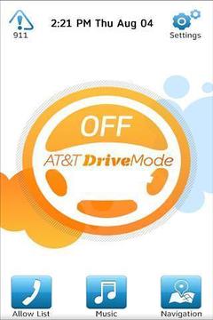 AT&amp;T DriveMode截图