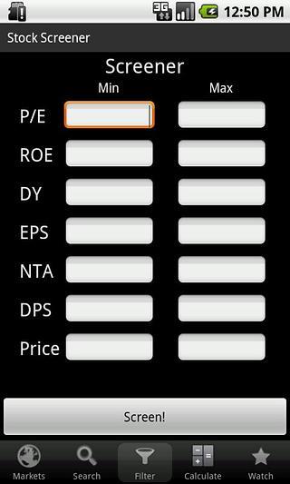 KLSE Stock Screener截图3