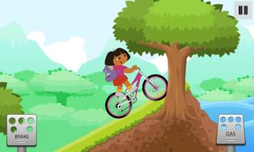 Super Dora Climb Bikes - dora games free for kids截图1