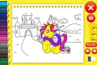 2D Horse Coloring Book截图1