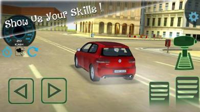 Golf Drift In the City Simulation截图4