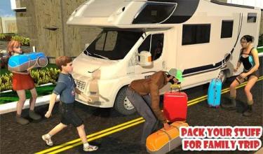 Summer Holiday Car Family Trip:Camper Van Truck截图4