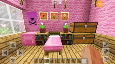 New Pink House 2018 Girls Dream MCPE截图1