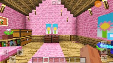 New Pink House 2018 Girls Dream MCPE截图4