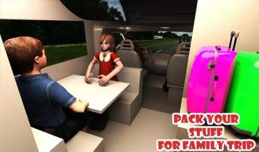 Summer Holiday Car Family Trip:Camper Van Truck截图1