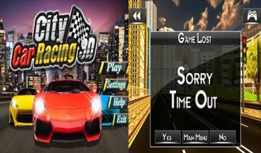 City Car Racing 3D截图1