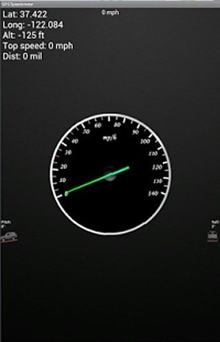 GPS的车速表：公里/英里截图2