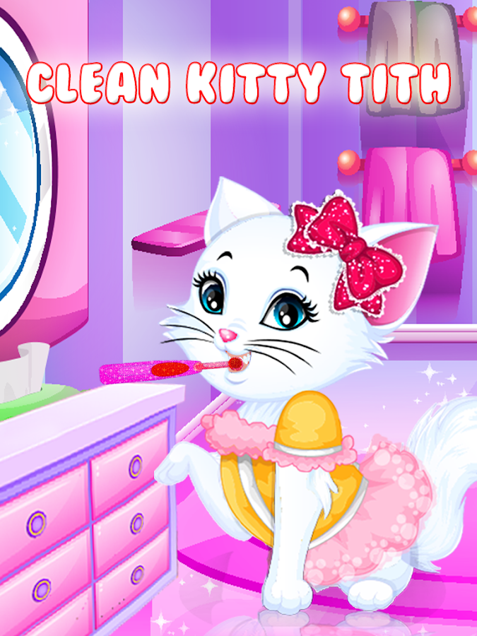 Hello Love Kitty Salon : Cat Care Meow Meow截图5