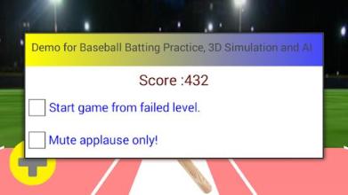 Demo for Baseball Batting Practice, 3D SL and AI截图3