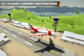 Plane Landing Simulator 3D - Flight Airplane Games截图3