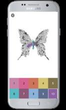 color by number butterfly Pixel Art截图1