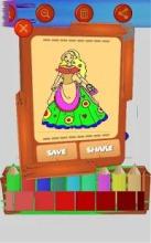 New Princess Paint Coloring Books截图3